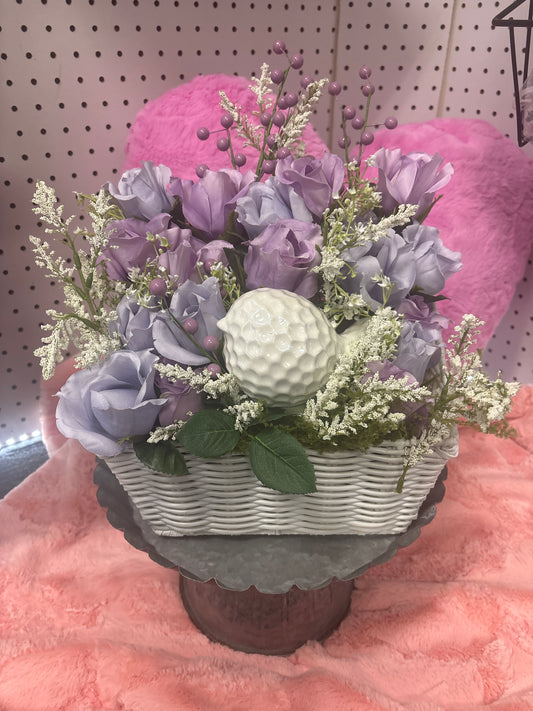 Basket bouquet assortment