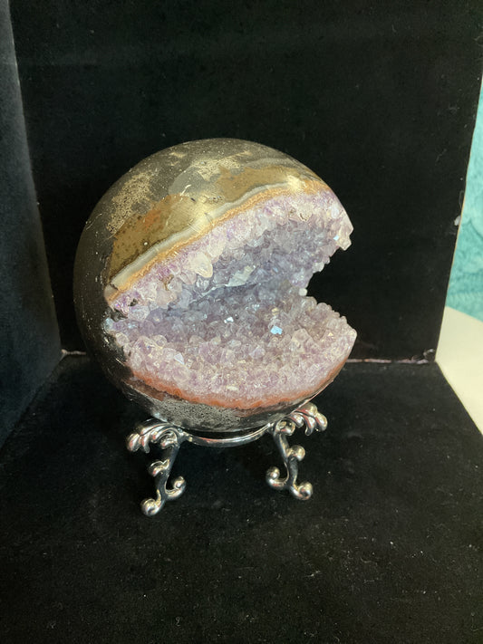 Amethyst Open Druzy Sphere