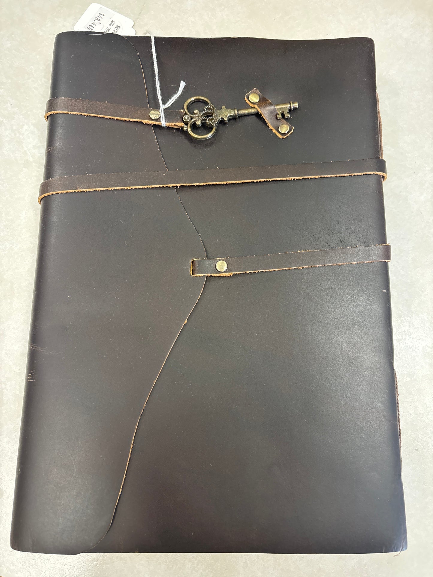 Handmade Leather Journal w/Key