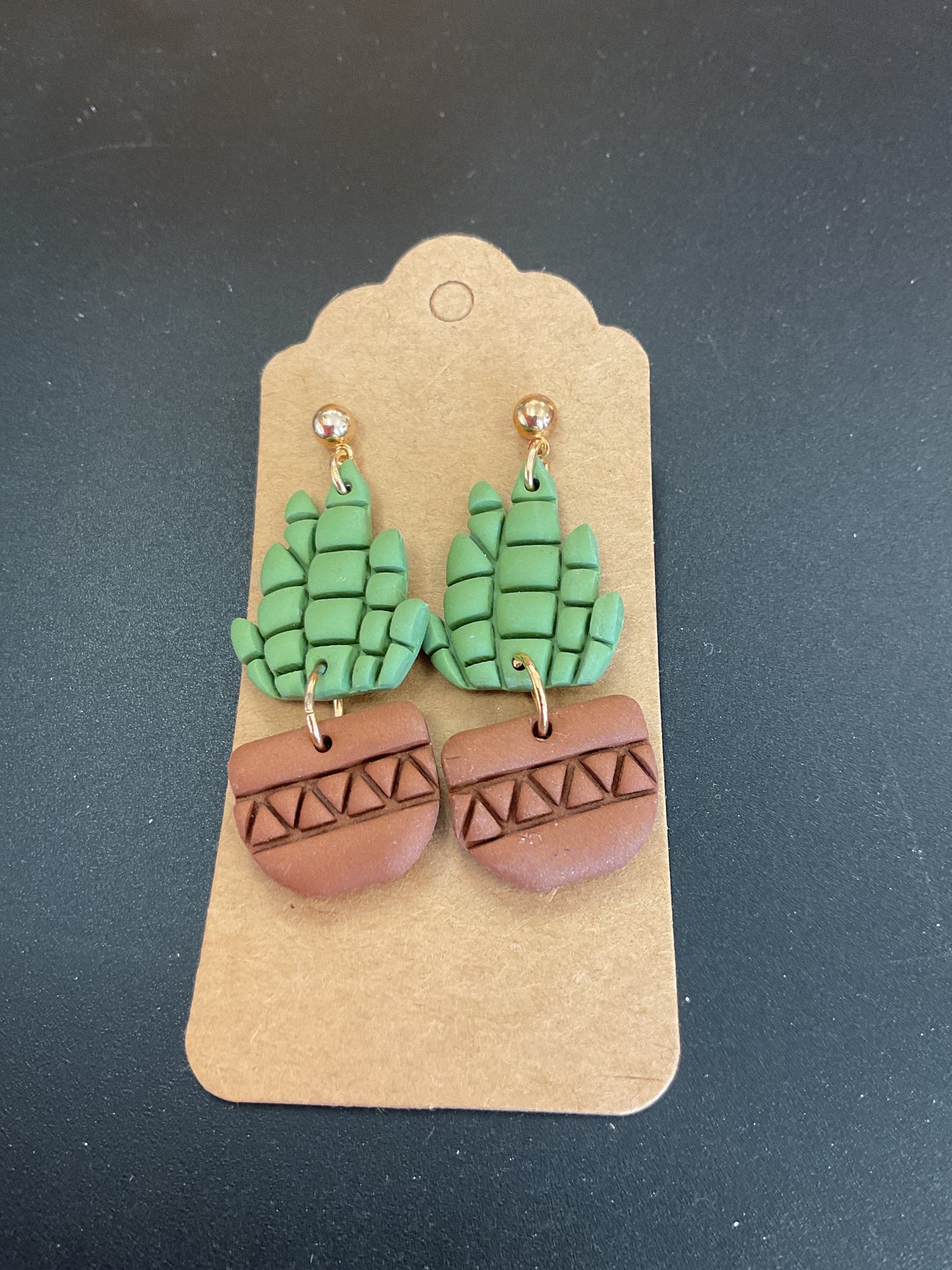 Wild soul clay earring