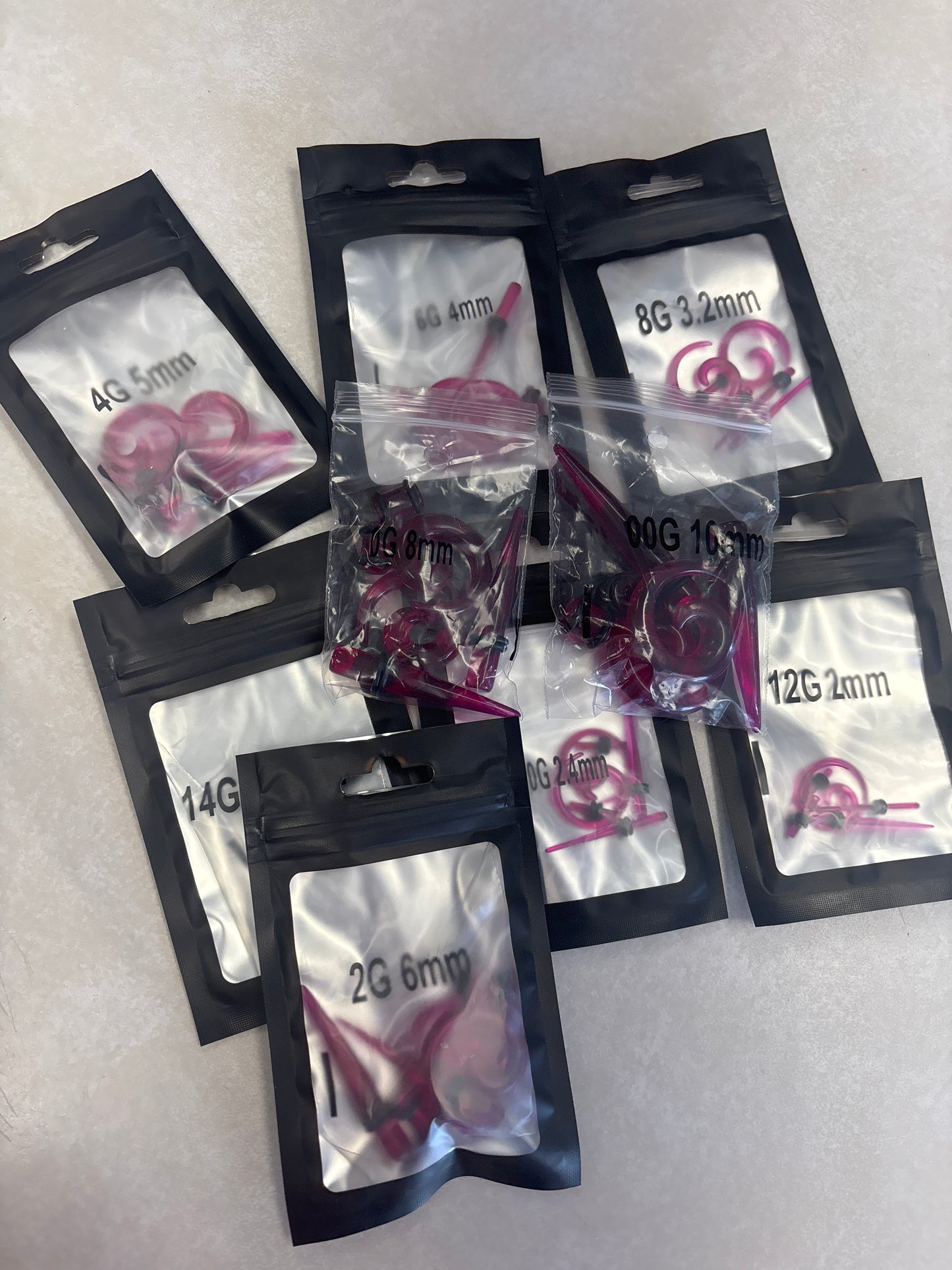 Gauges ear stretching kit