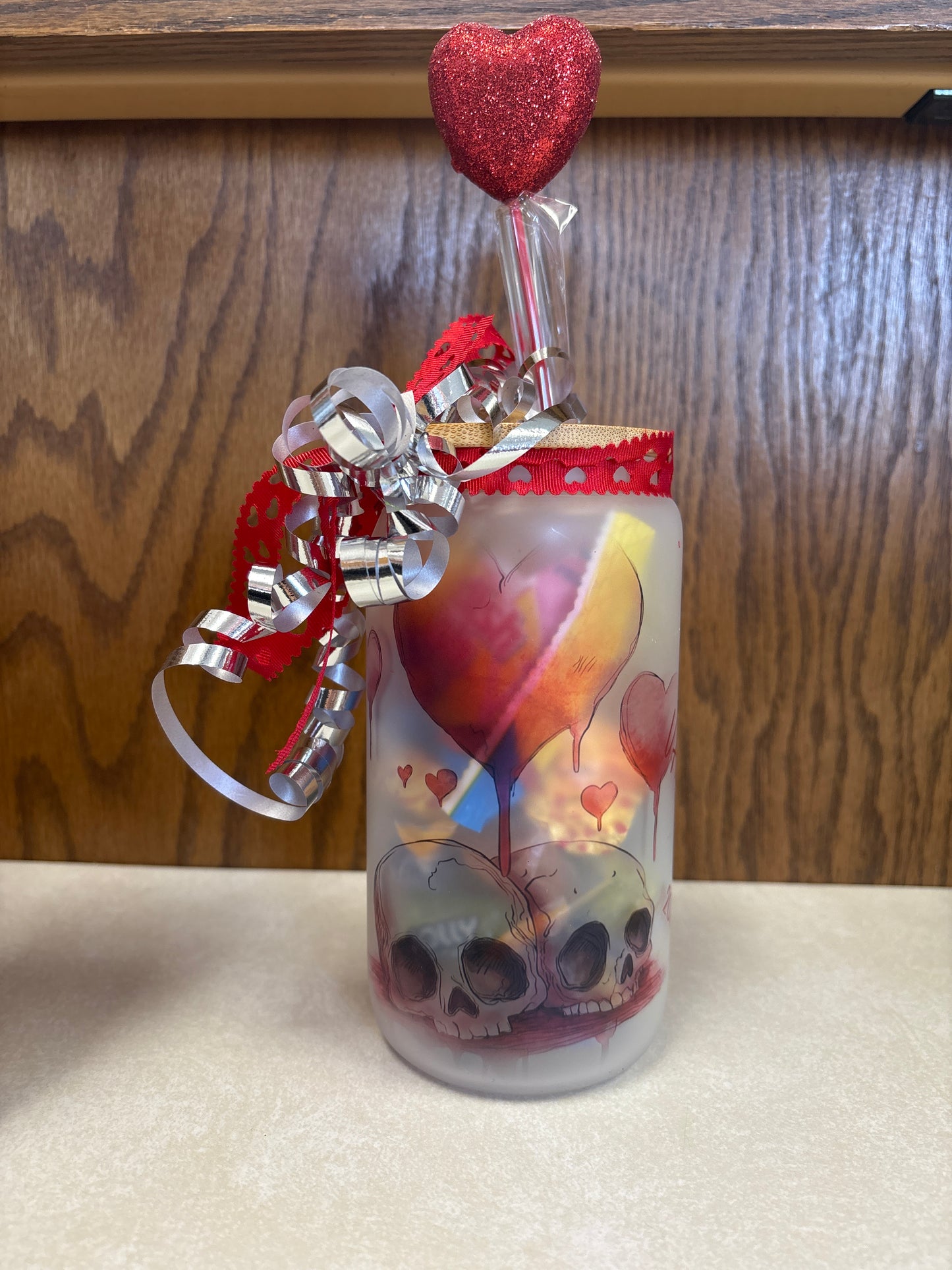 Dark love valentines glass collection