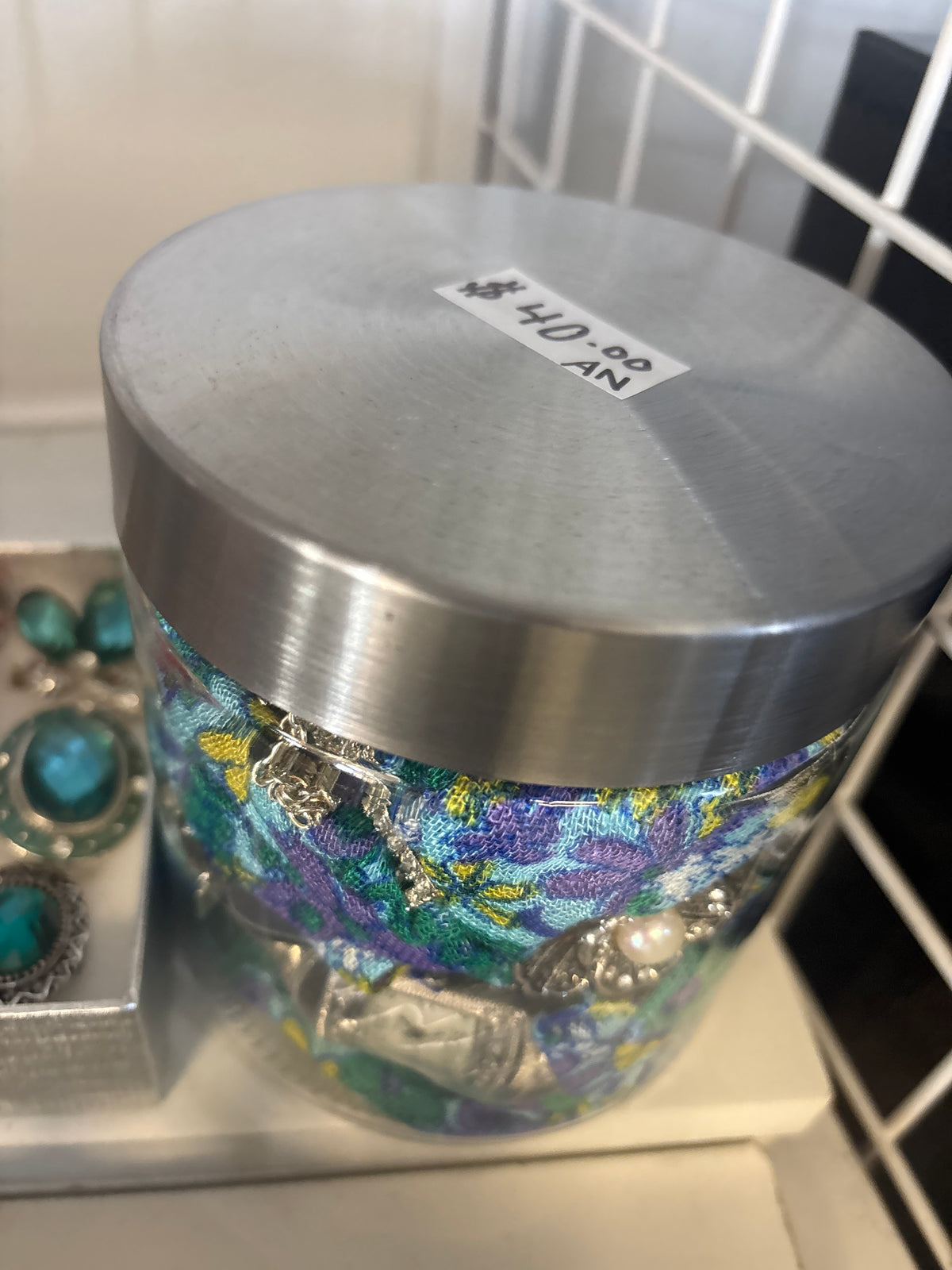 Amys Mystery jewelry jars