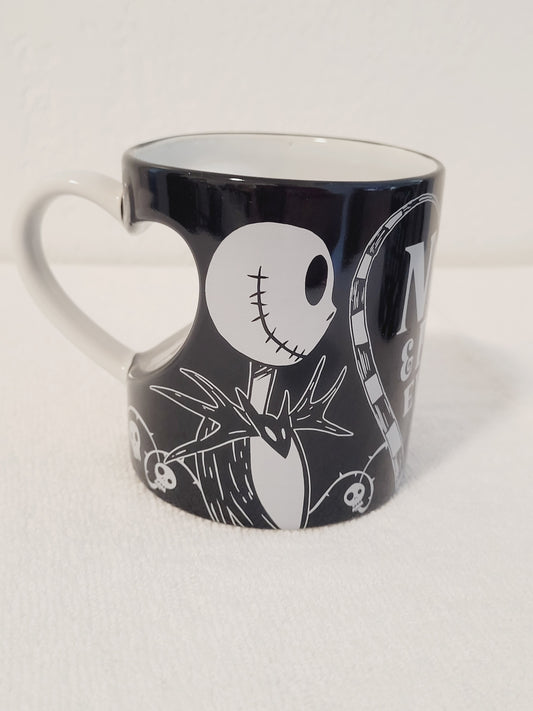 Jack and Sally Halloween mug from France