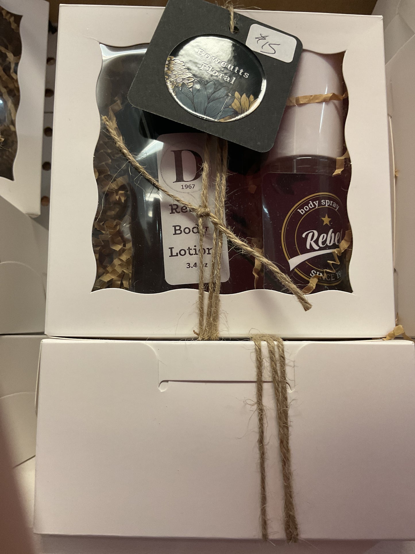 Body spray and lotion gift set