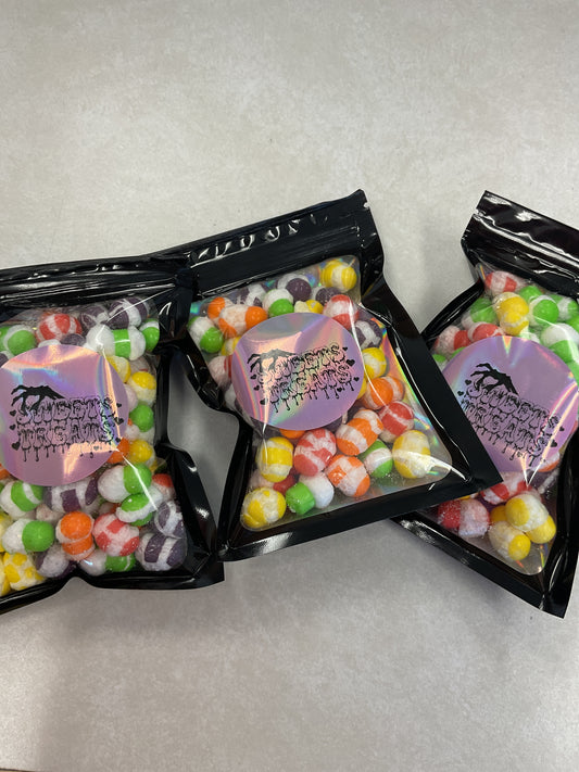 Freeze dried sweet tarts