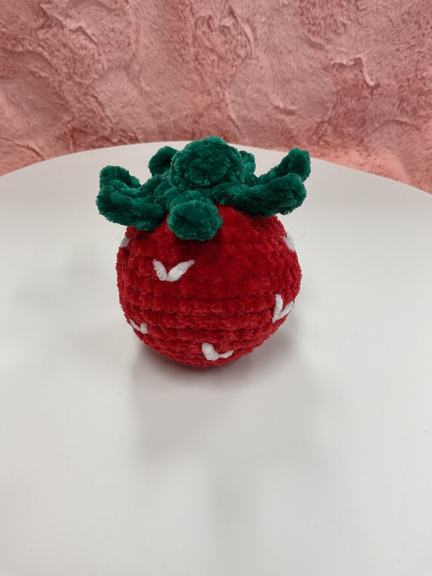 Crochet strawberry
