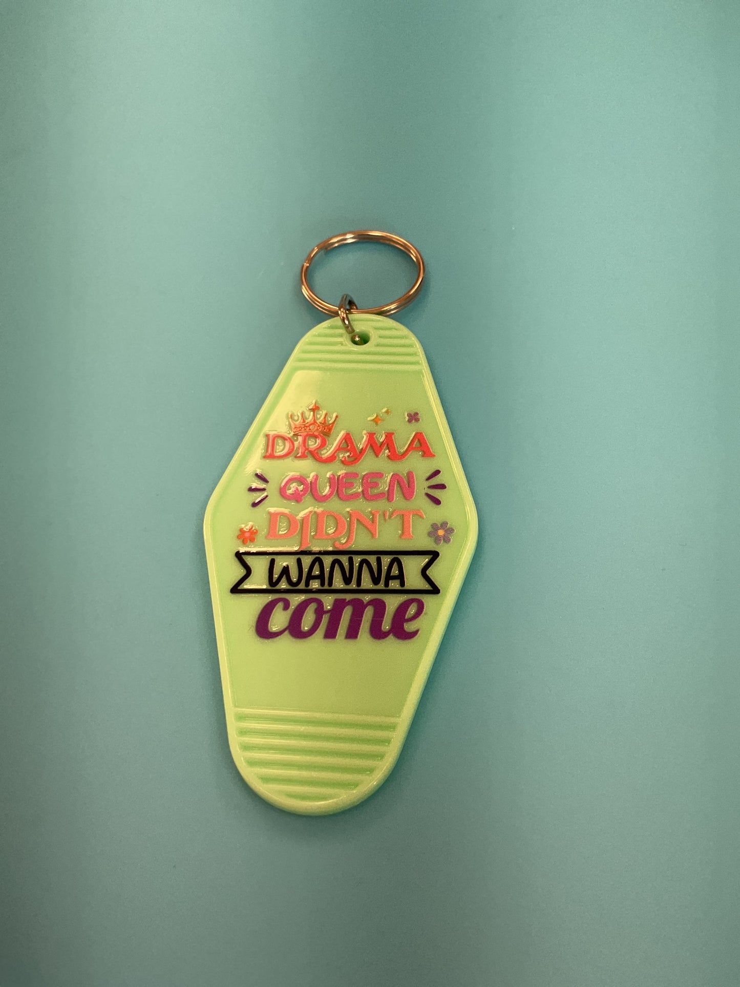 Motel keychain