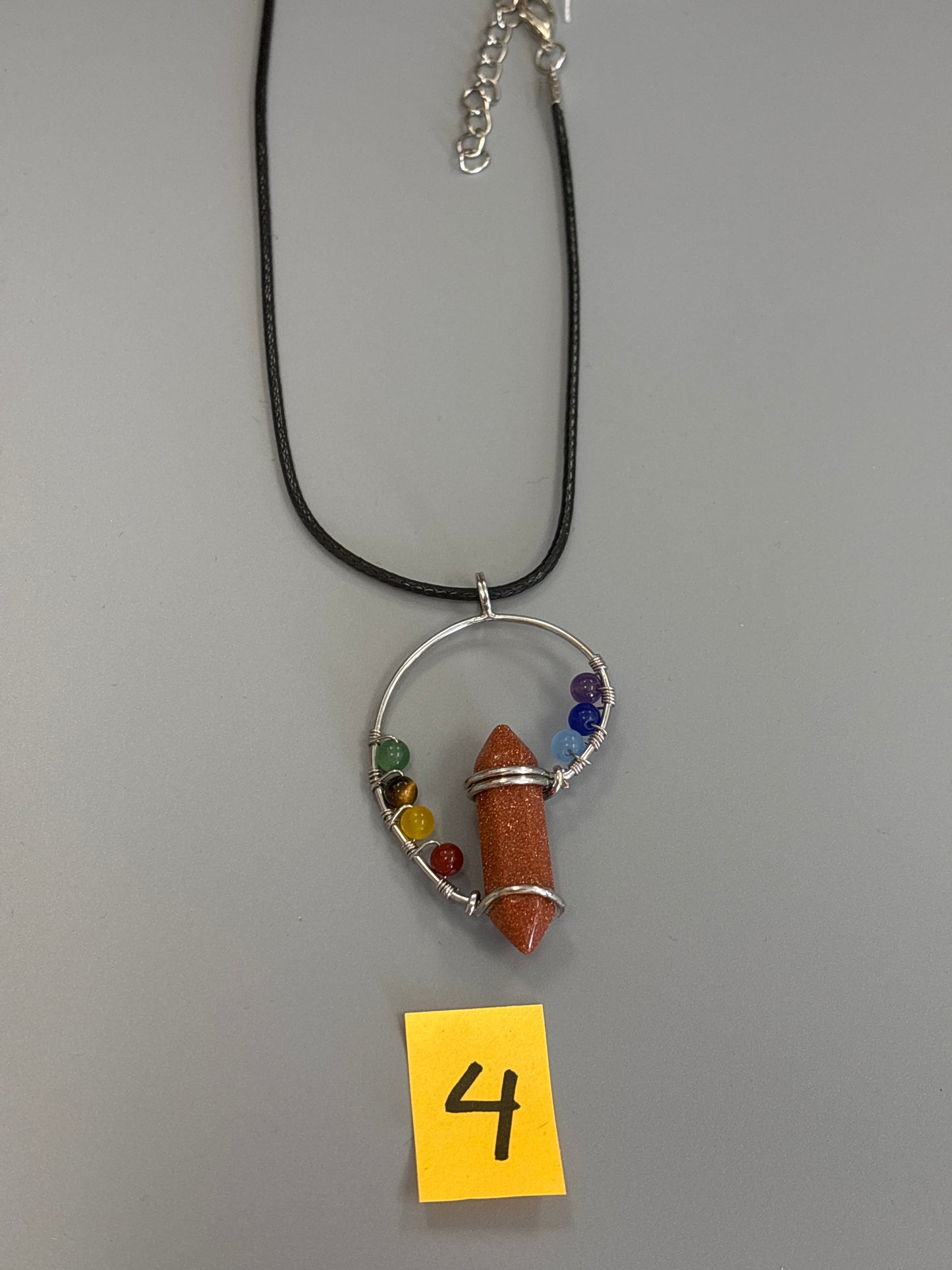 Hexagon Chakra Point Necklace