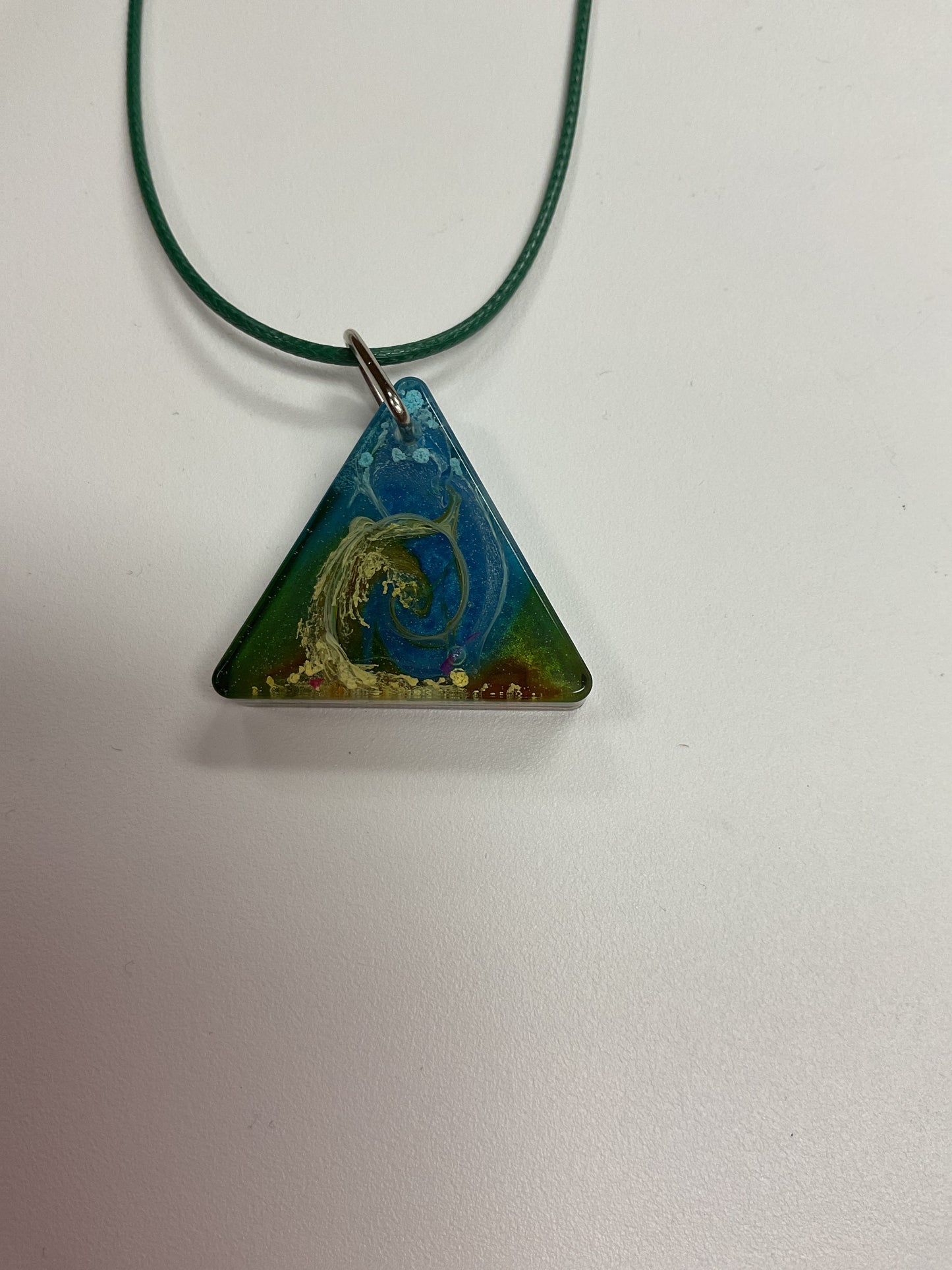 MJ resin swirl pendants