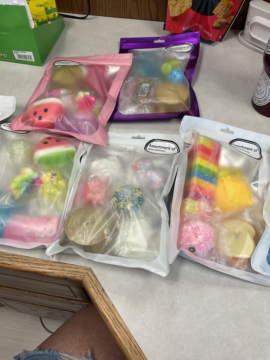 Squishies assortment bags