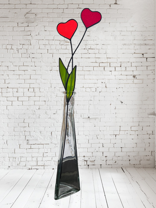 Entwined Hearts Garden Stem