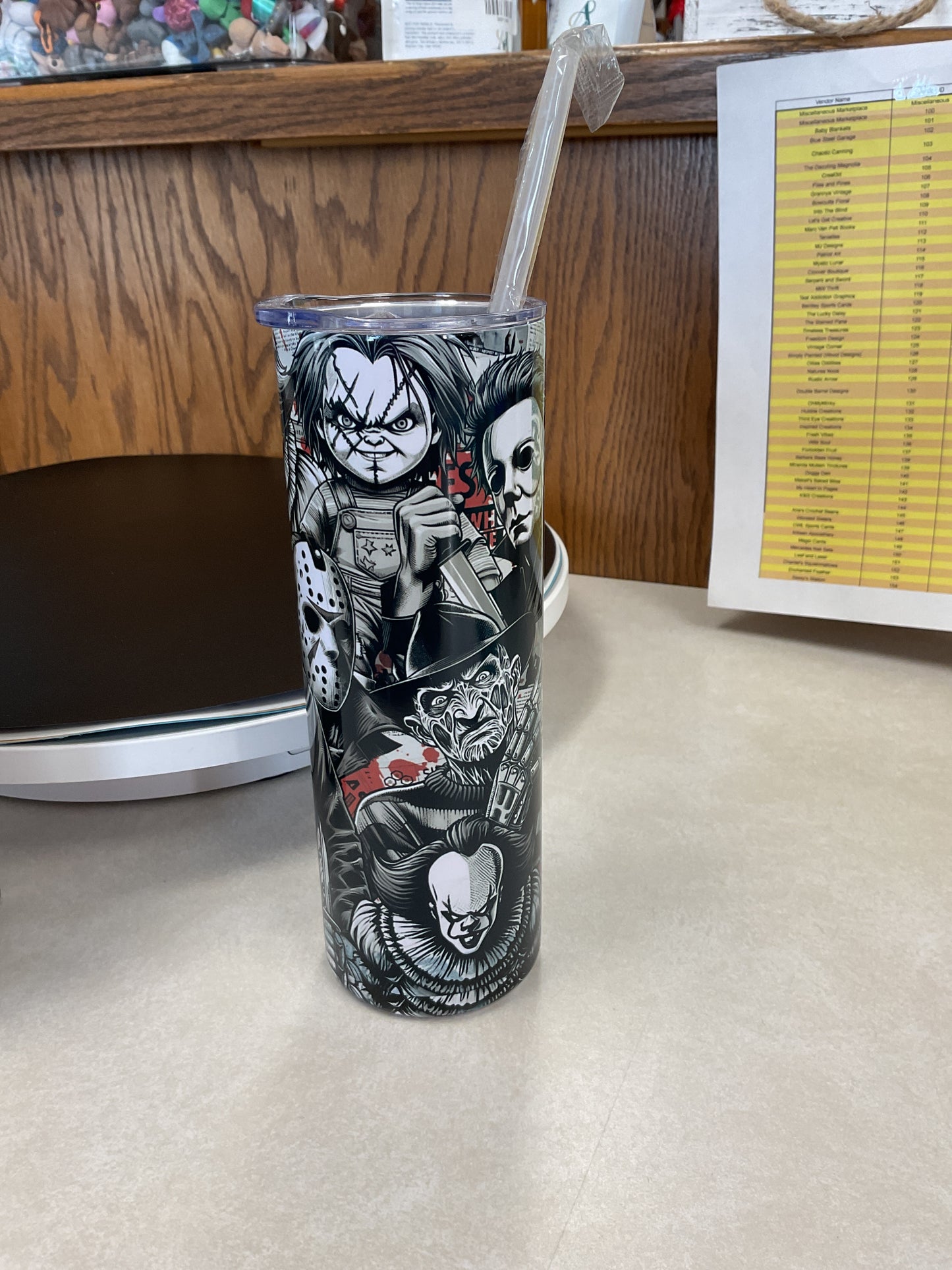 Creepy guys 20 oz. tumbler