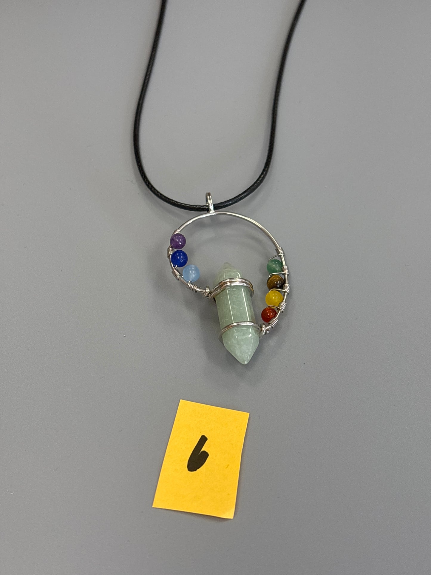 Hexagon Chakra Point Necklace