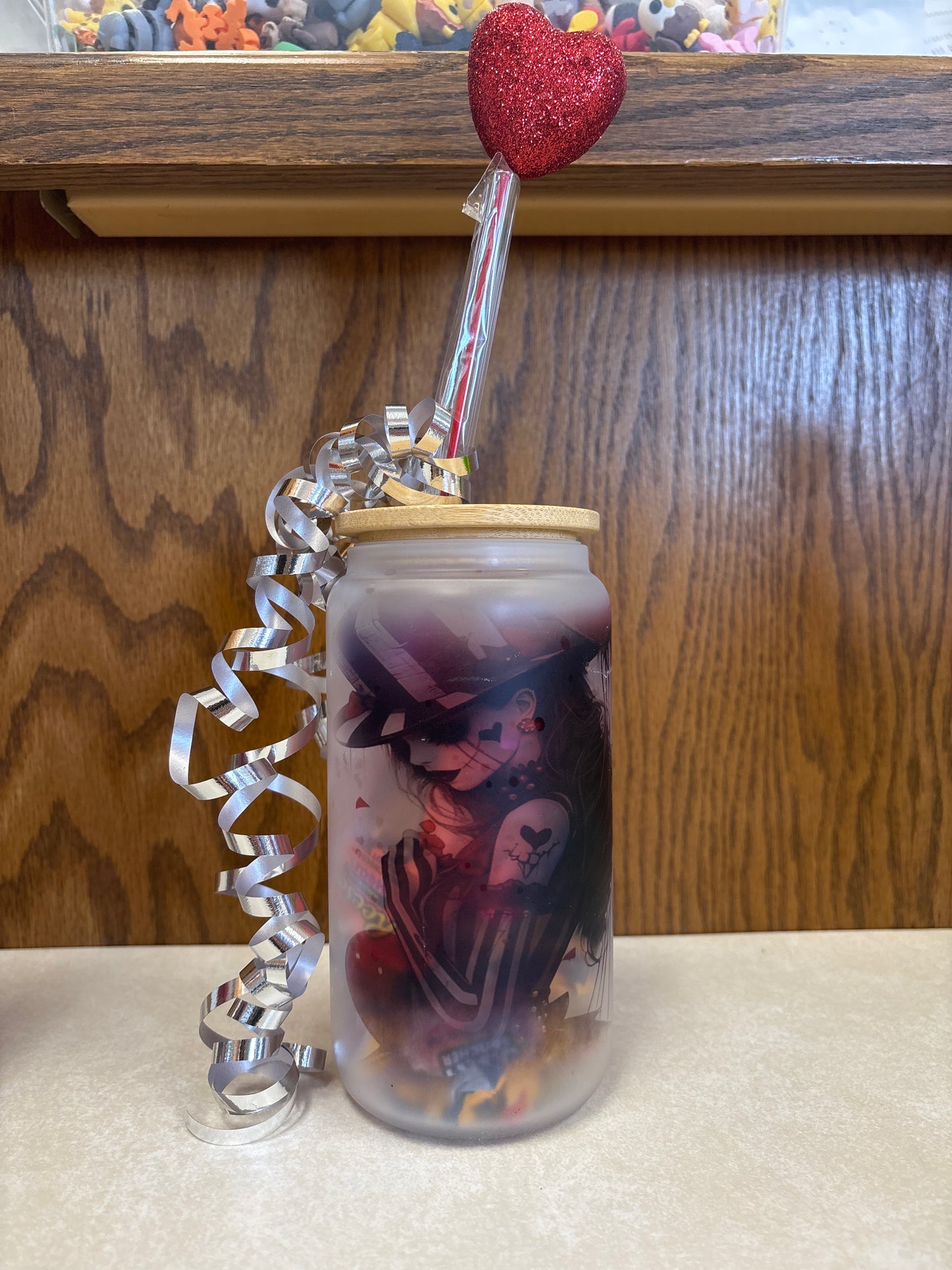 Dark love valentines glass collection