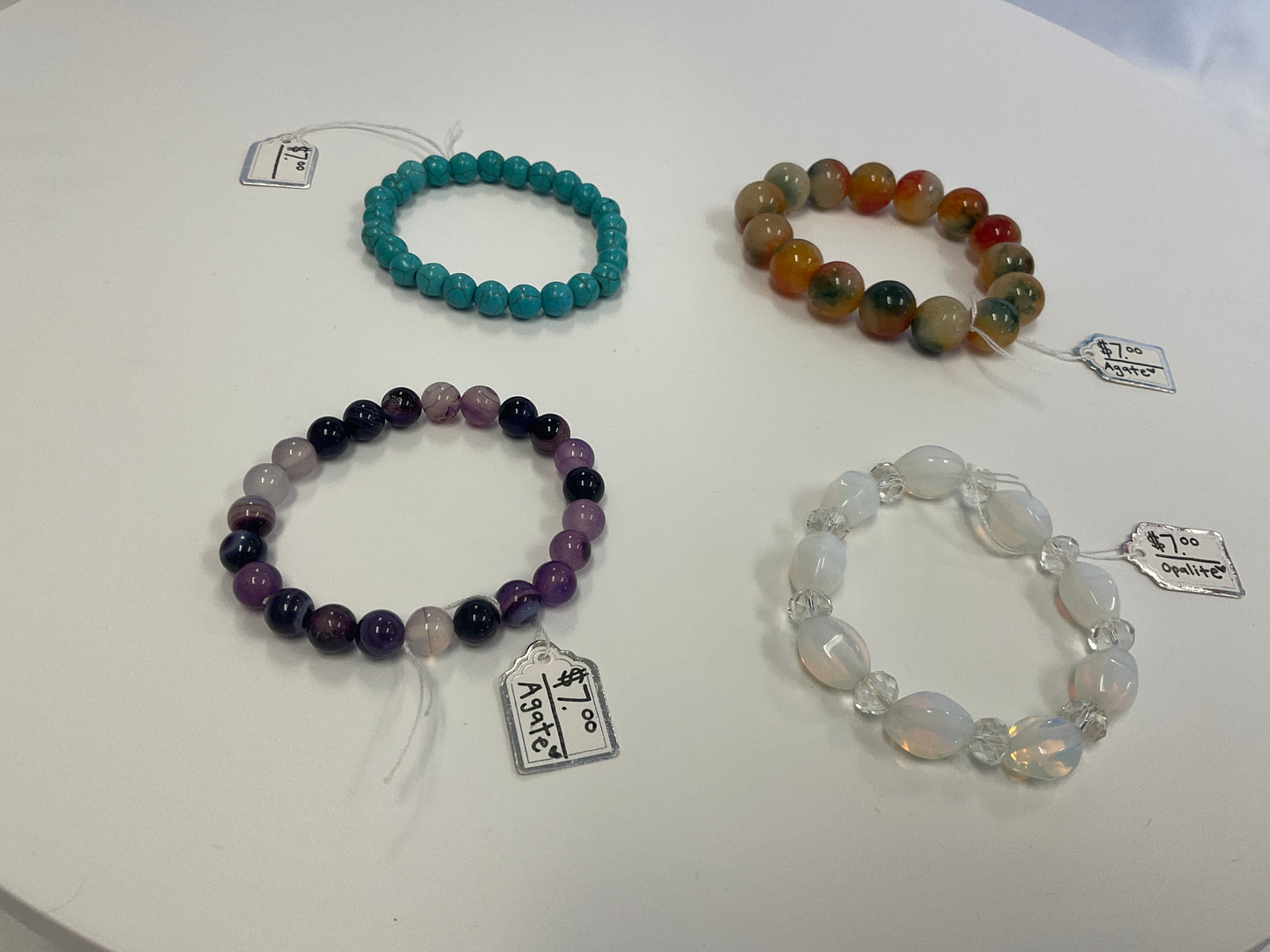 Tec stone bracelets
