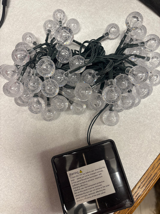 Solar Christmas lights