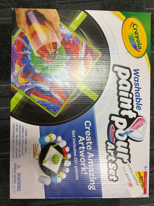 Washable paint pour set