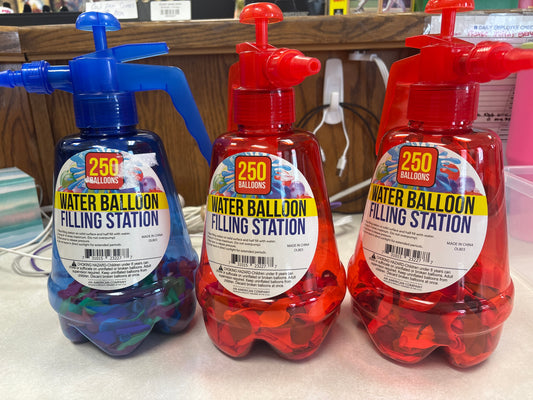 Water balloon station