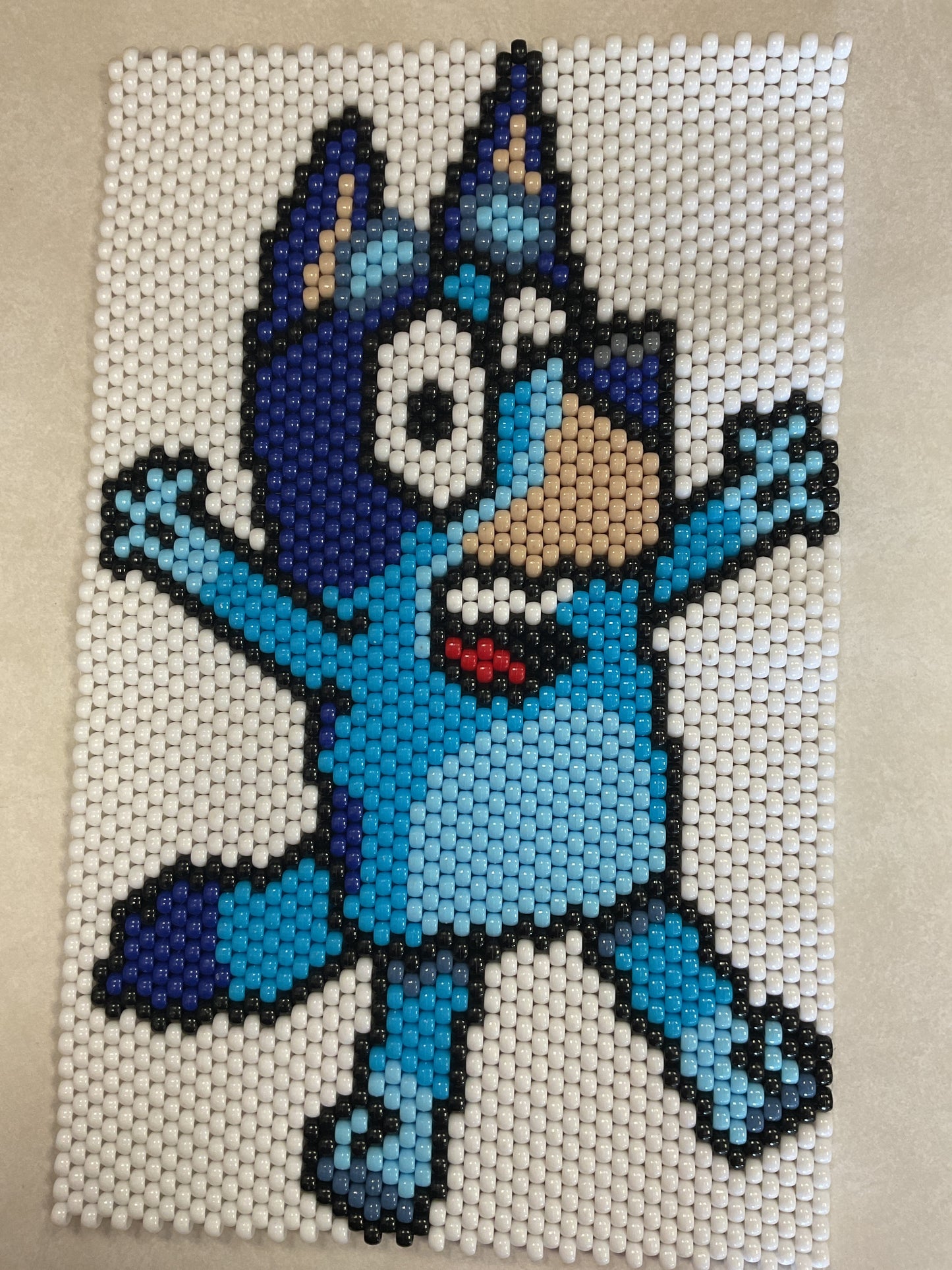 Blue dog poster