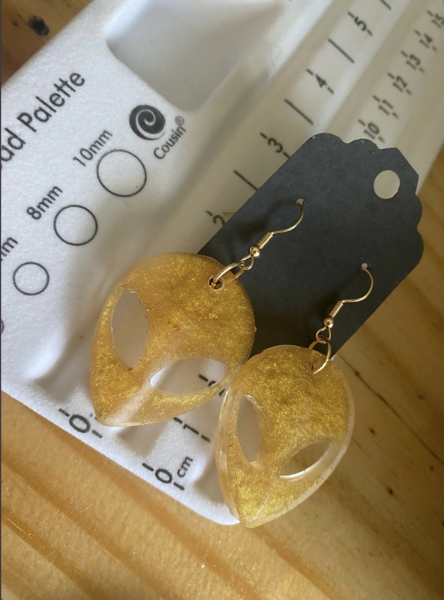 Alien Dangle Earrings