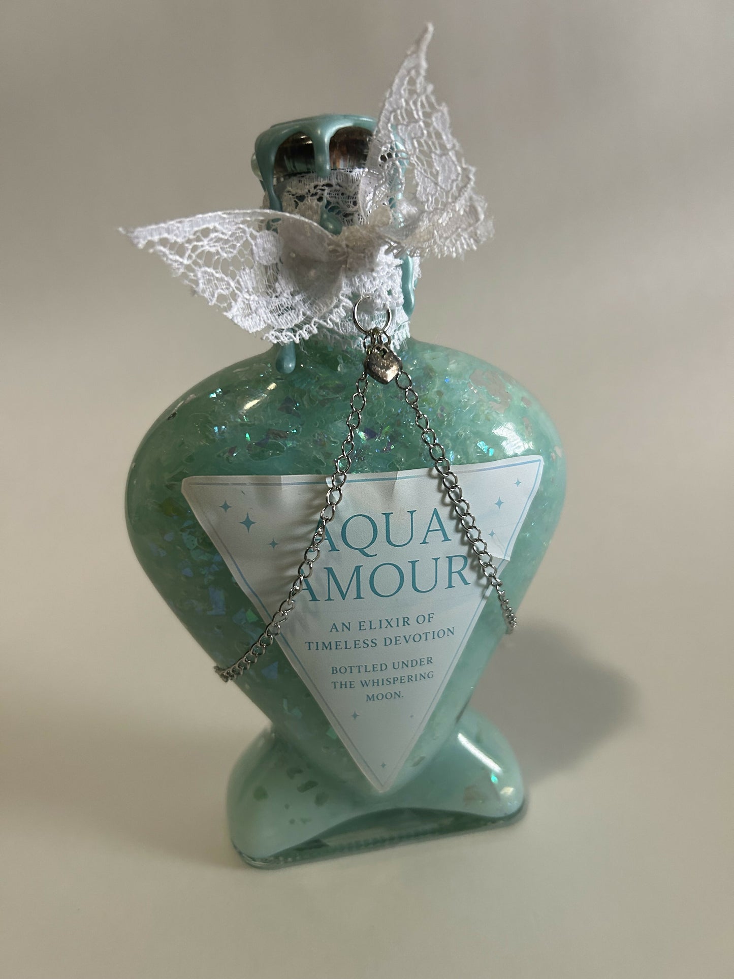 Aqua amor potion bottle