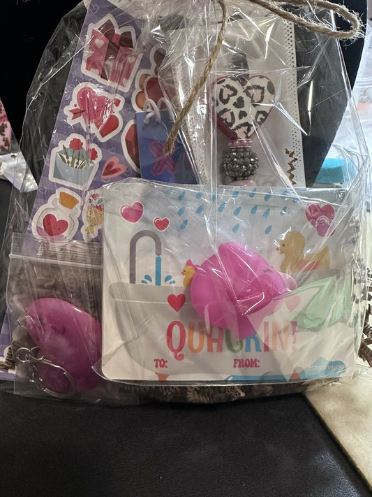 Valentine’s trinket bags