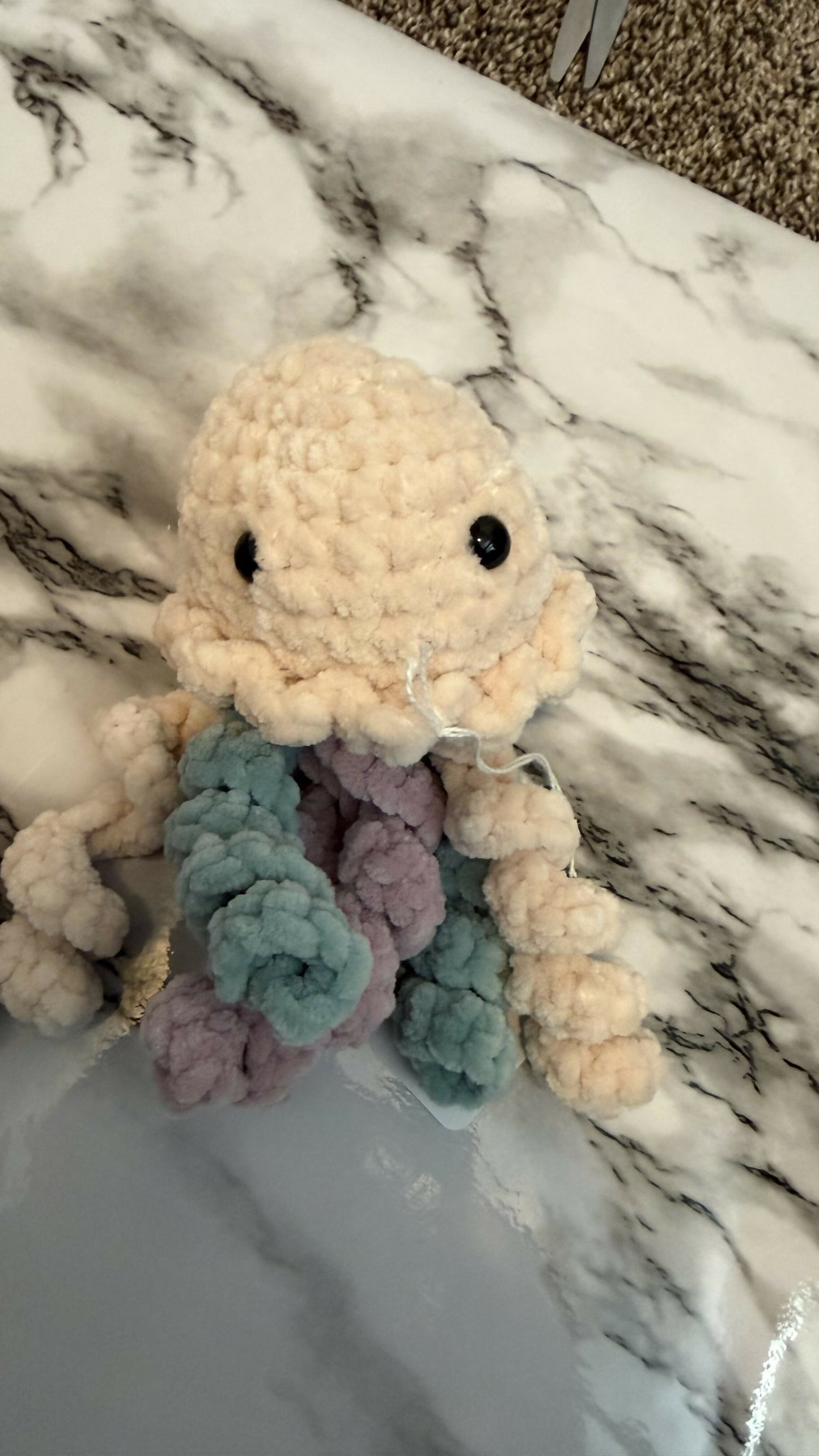 Crochet jelly fish