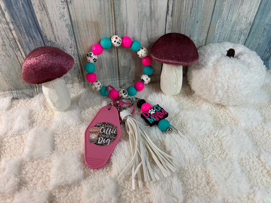 Coffee n dog keychain bundle