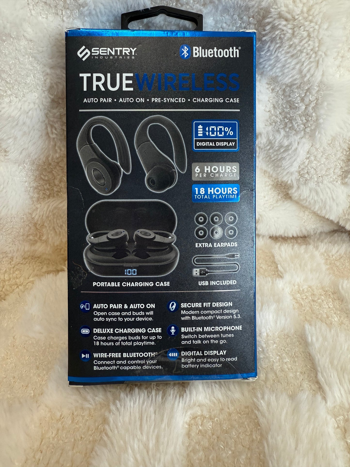 True wireless headphones