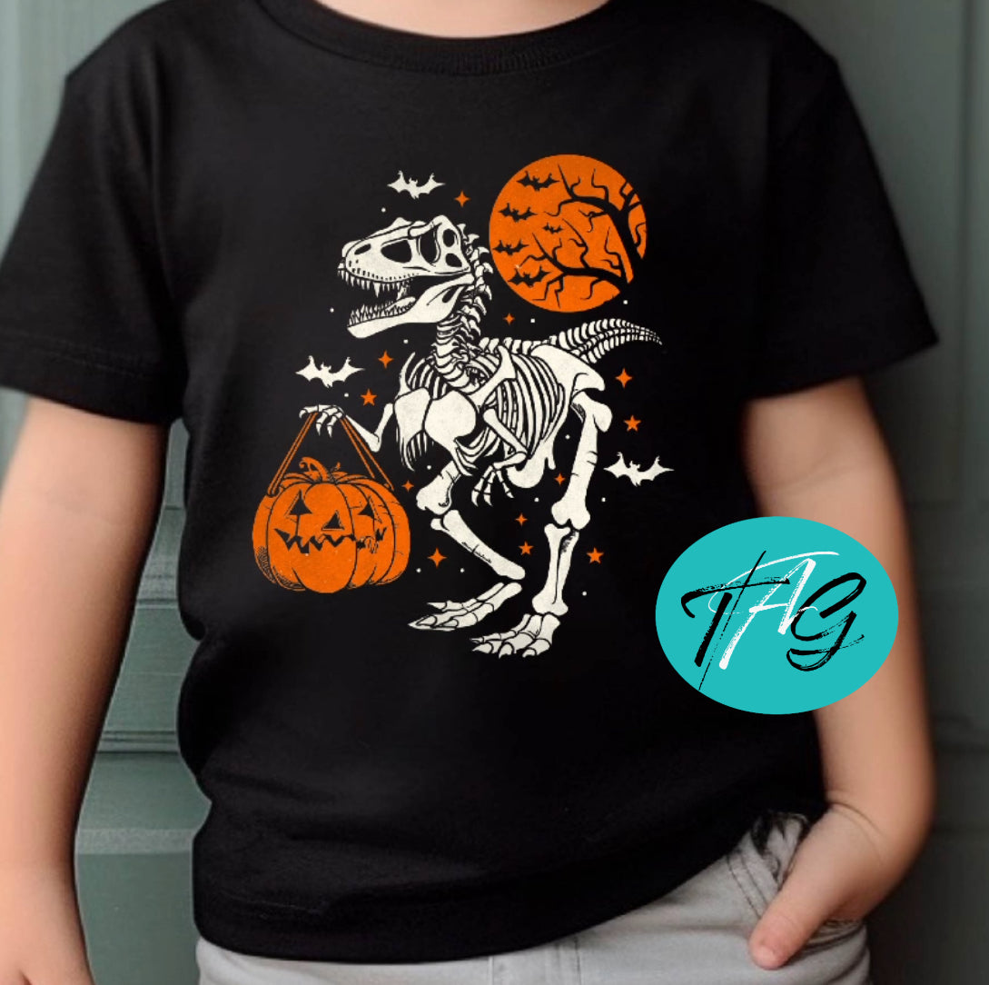 Skellisaurus kids Tshirt