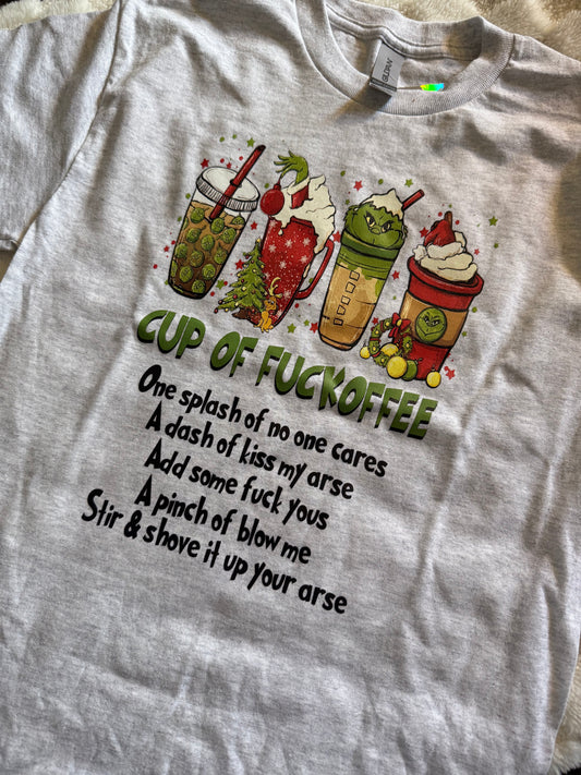 Cup of grinch Tshirt