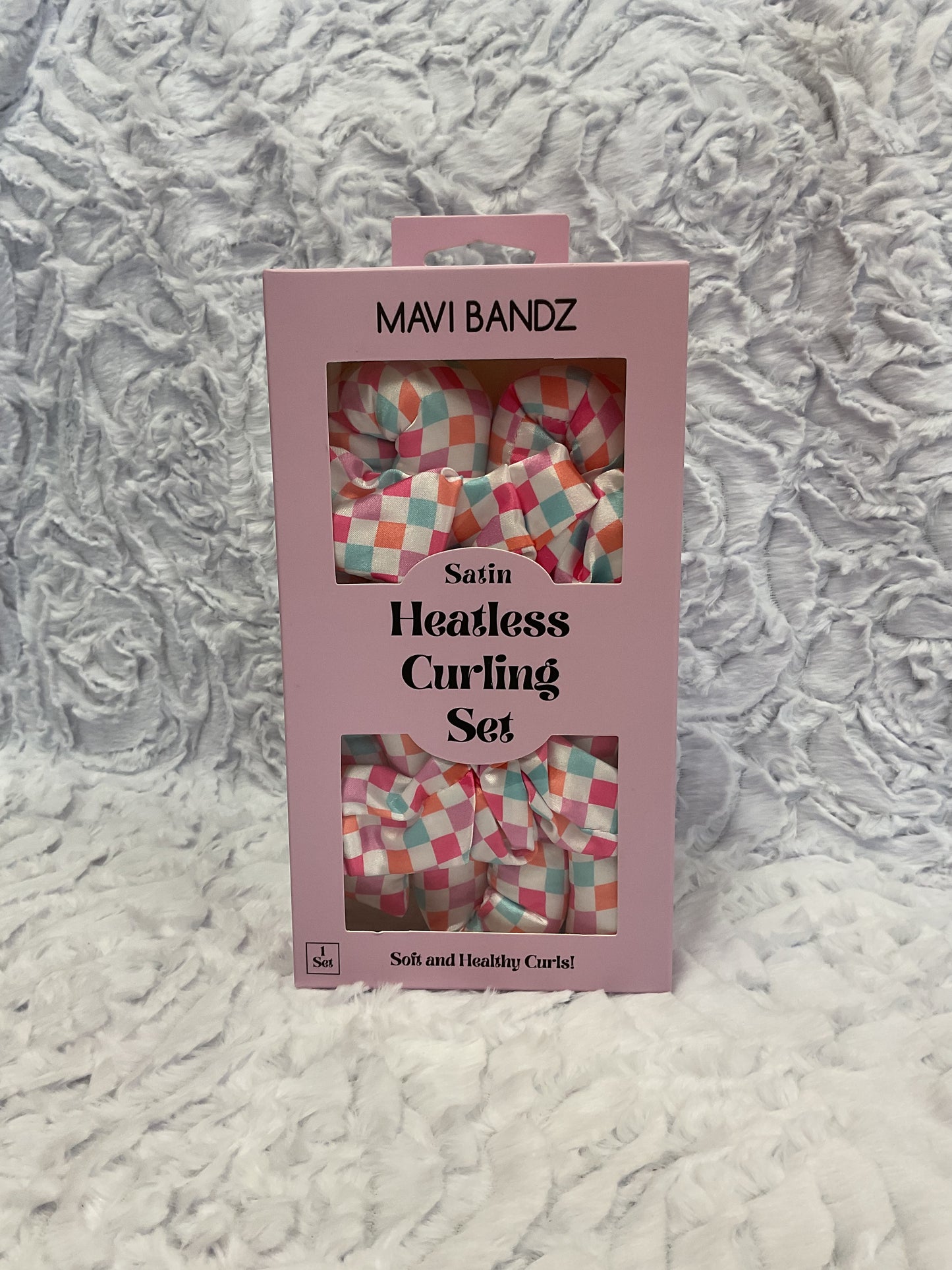 Heatless curling set