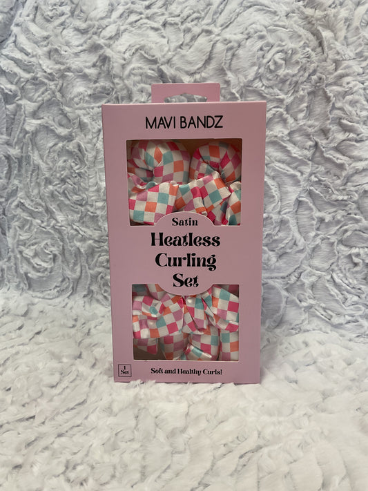 Heatless curling set