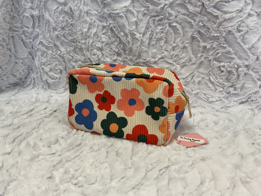 Flower power cosmetic bag
