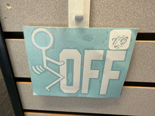 F* Off Decal