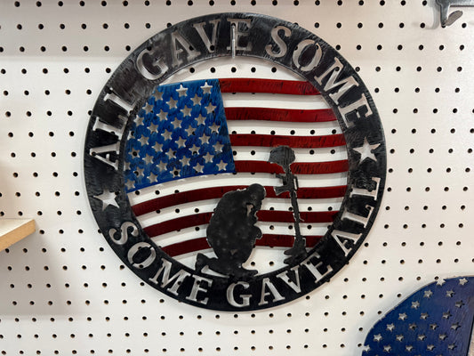 All Gave Some Metal Sign