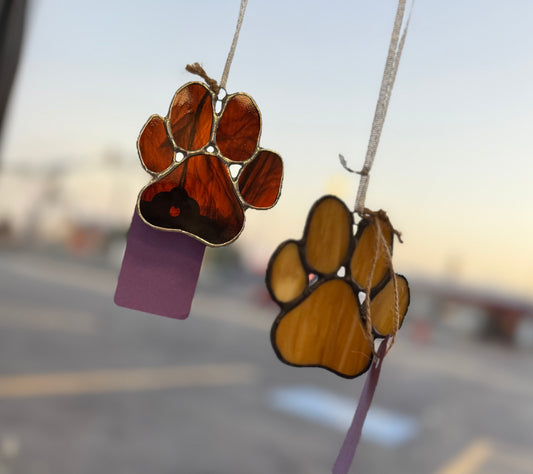 Small stained glass hanger