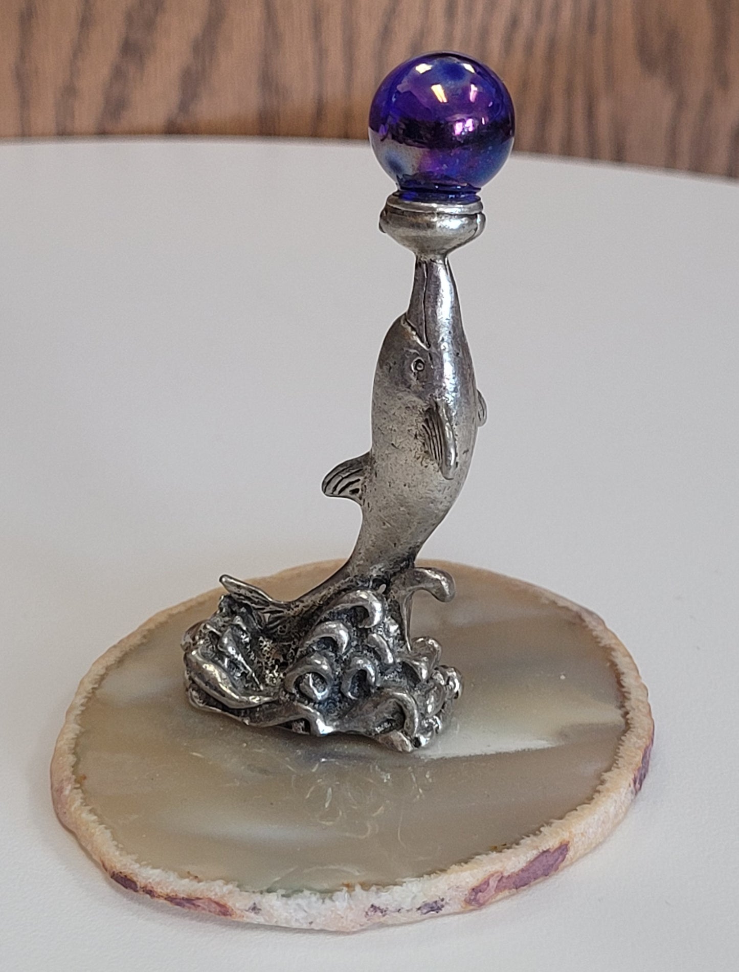 Dolphin figurine quartz