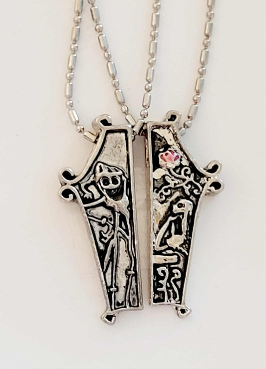 Jack& Sally Couple Necklace Set