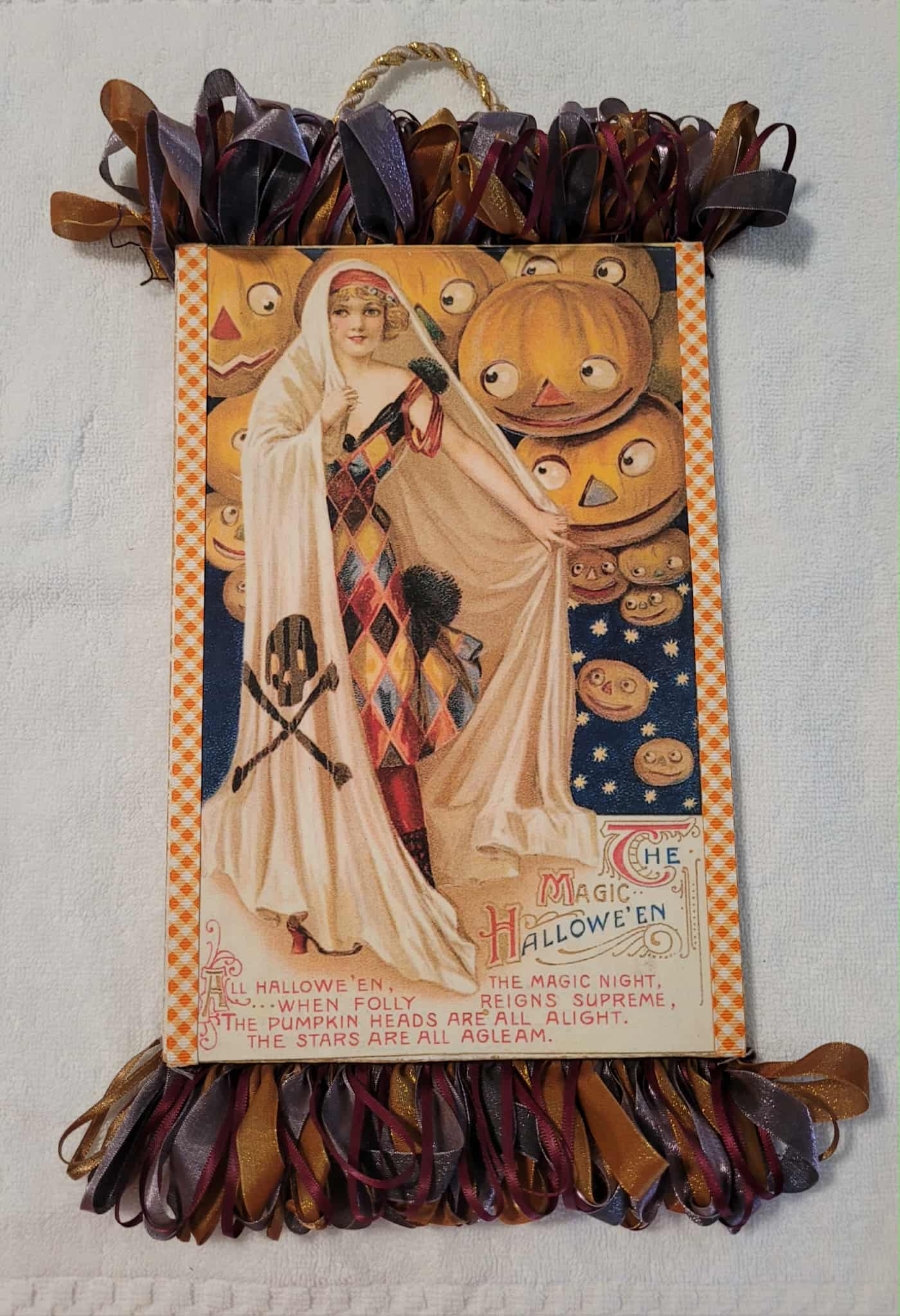 Vtg Style The Magic Halloween Hanging