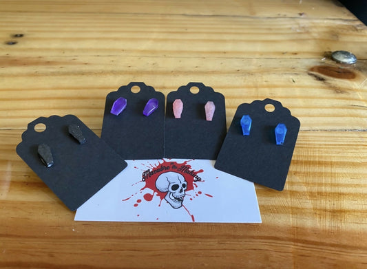 Coffin Stud Earrings