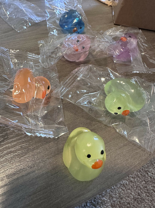 Mini squishy ducks