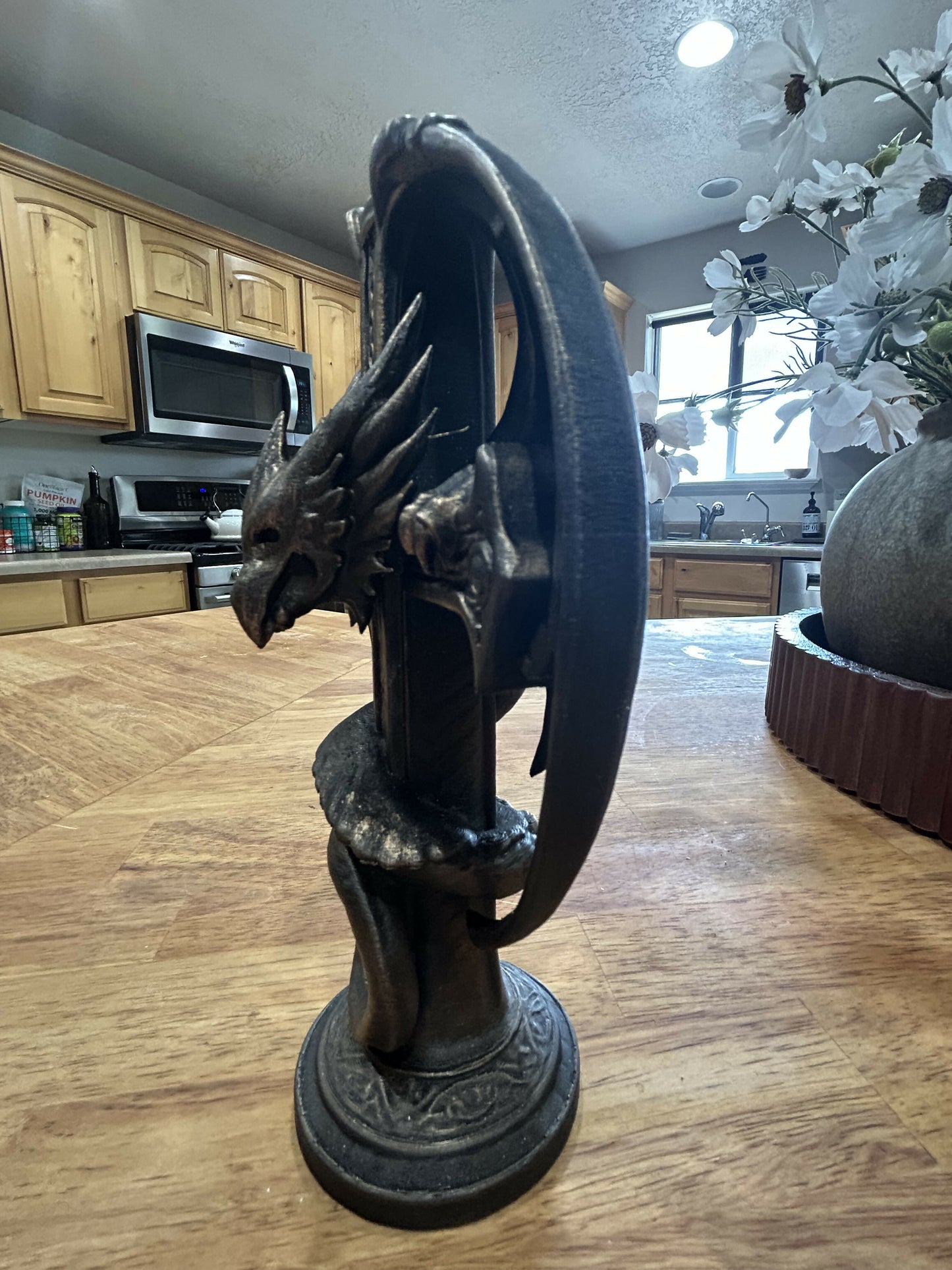 Dragon Cross Statue