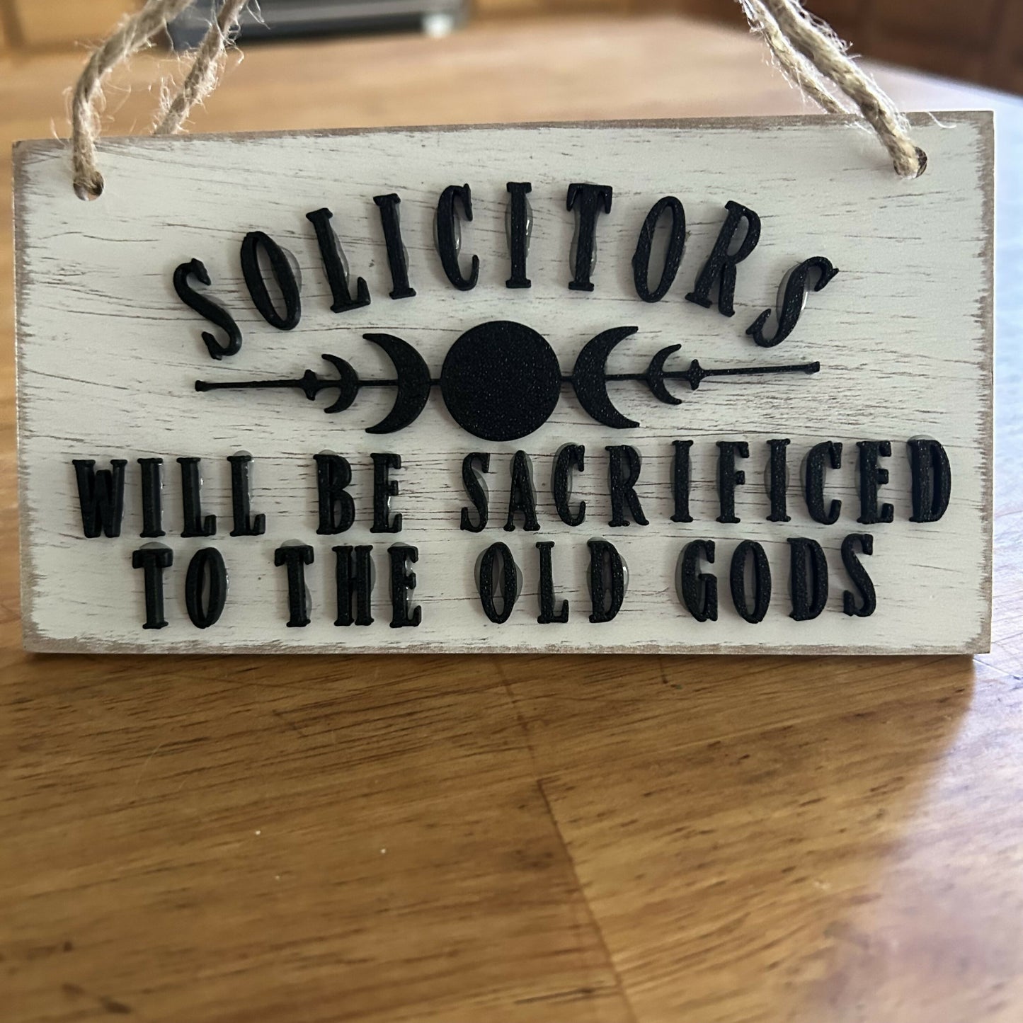 No Soliciting Sign