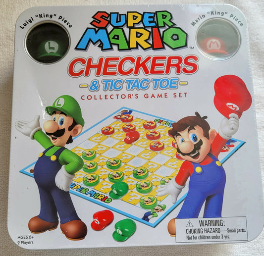 Super Mario Checkers & Tic Tac Toe