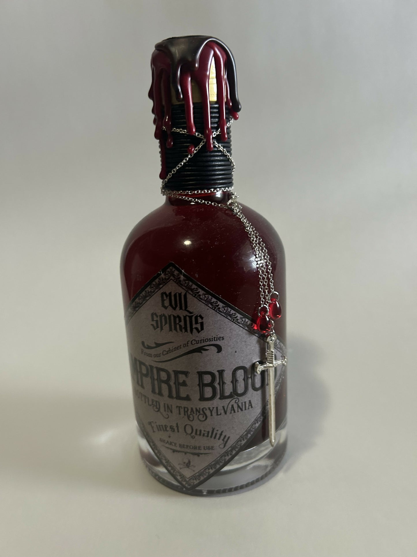 Vampire blood potion bottle