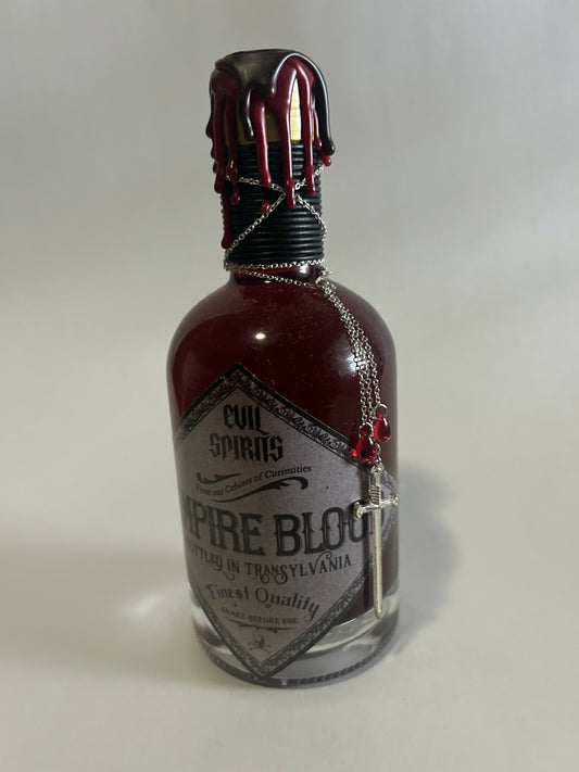 Vampire blood potion bottle