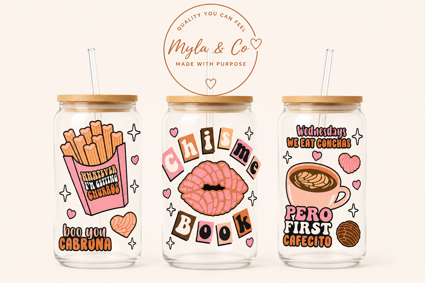16oz Glass Tumblers