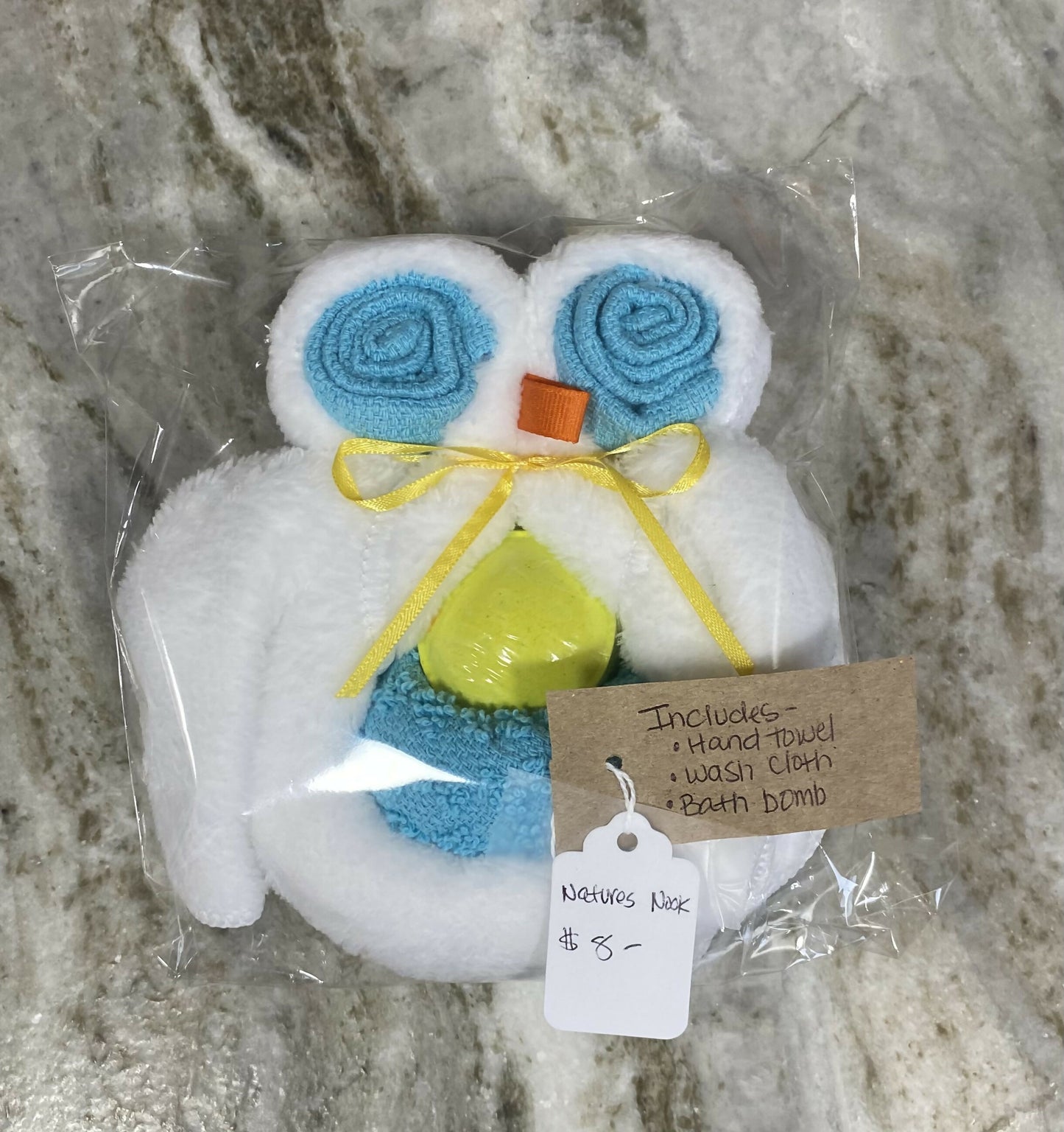 Hand towel owl